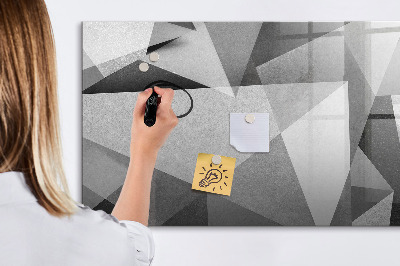 Magnetic erase board 3D abstraction