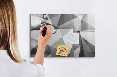 Magnetic erase board 3D abstraction