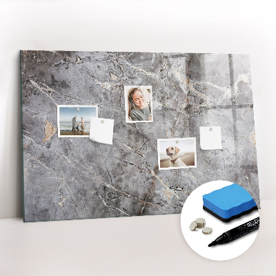 Magnetic board for drawing Marble pattern