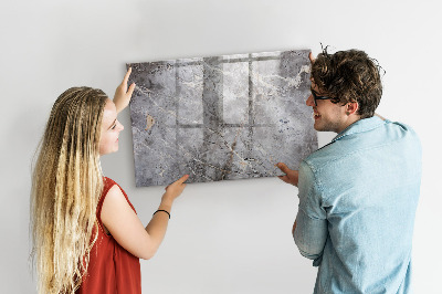Magnetic board for drawing Marble pattern