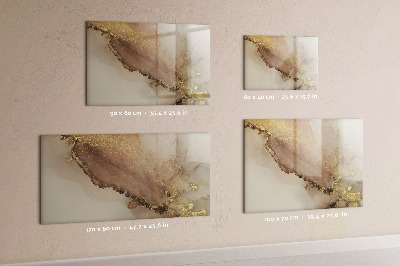 Magnetic erase board Gold marble