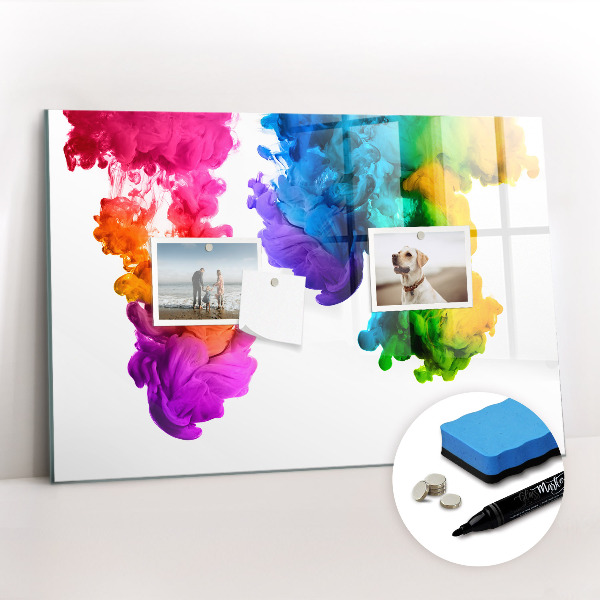 Magnetic erase board Rainbow of colors