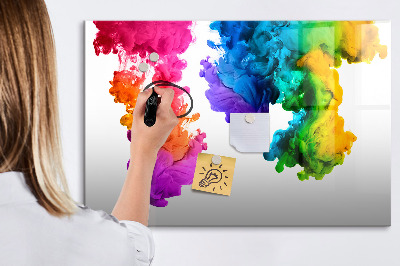 Magnetic erase board Rainbow of colors