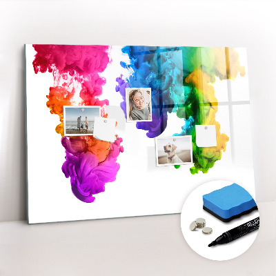 Magnetic erase board Rainbow of colors