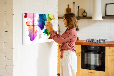Magnetic erase board Rainbow of colors