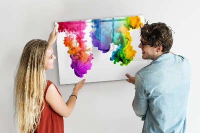 Magnetic erase board Rainbow of colors