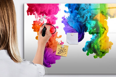 Magnetic erase board Rainbow of colors