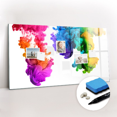 Magnetic erase board Rainbow of colors