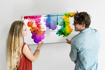 Magnetic erase board Rainbow of colors