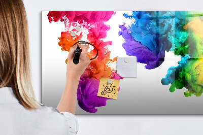 Magnetic erase board Rainbow of colors