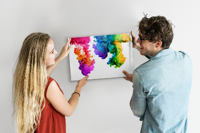 Magnetic erase board Rainbow of colors