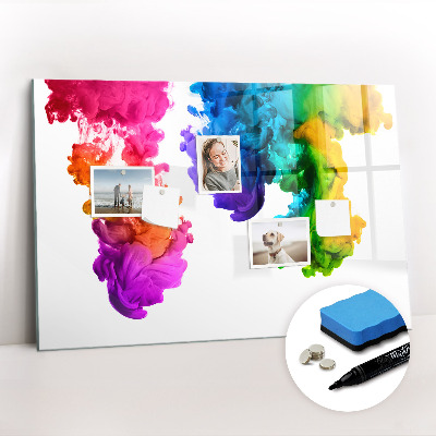 Magnetic erase board Rainbow of colors