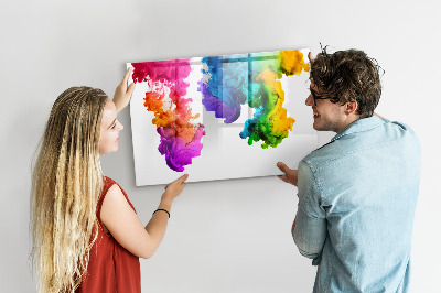 Magnetic erase board Rainbow of colors