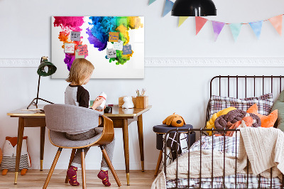 Magnetic erase board Rainbow of colors