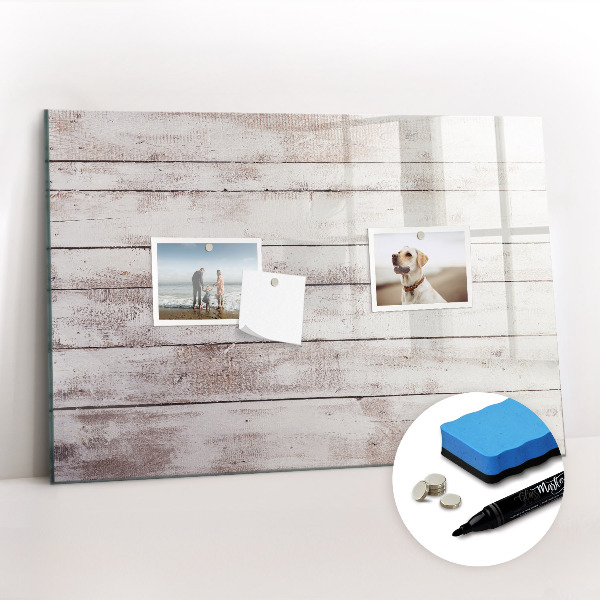 Magnetic drawing board Wood plank pattern