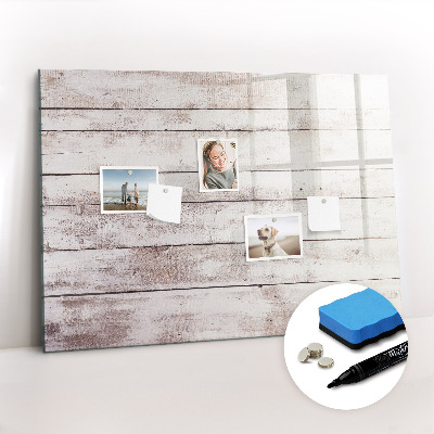 Magnetic drawing board Wood plank pattern