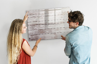 Magnetic drawing board Wood plank pattern