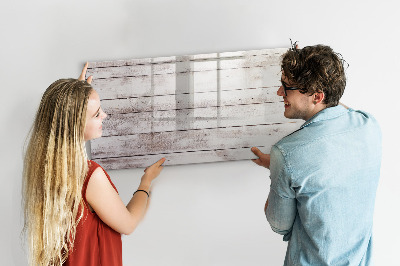 Magnetic drawing board Wood plank pattern