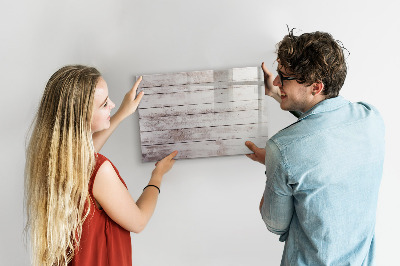 Magnetic drawing board Wood plank pattern