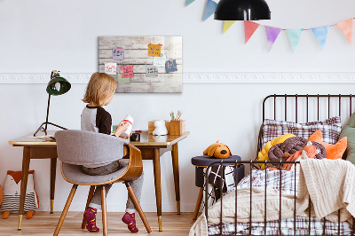 Magnetic drawing board Wood plank pattern