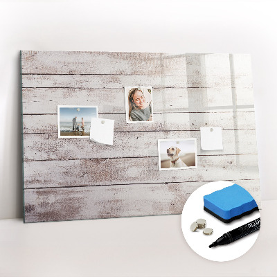 Magnetic drawing board Wood plank pattern