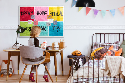 Magnetic writing board Motivational board