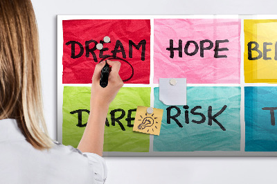 Magnetic writing board Motivational board