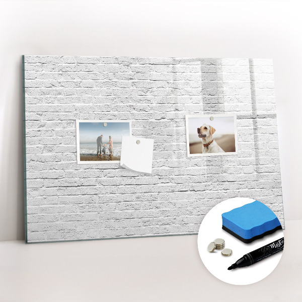 Magnetic writing board Brick wall