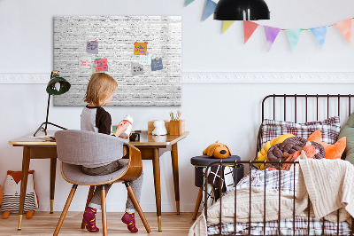 Magnetic writing board Brick wall