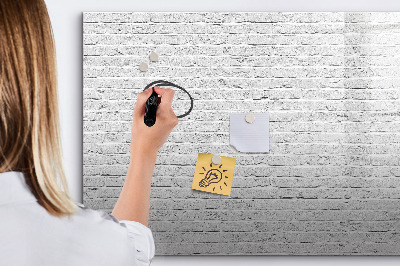 Magnetic writing board Brick wall