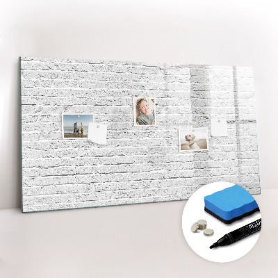 Magnetic writing board Brick wall