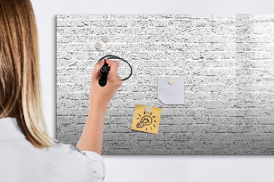 Magnetic writing board Brick wall