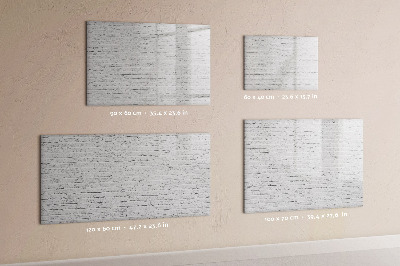 Magnetic writing board Brick wall