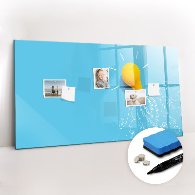 Magnetic writing board Light bulb drawing