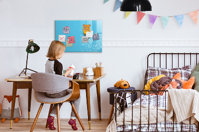 Magnetic writing board Light bulb drawing