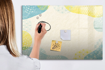 Magnetic drawing board Patterned frame