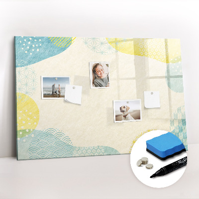 Magnetic drawing board Patterned frame