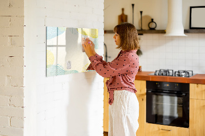Magnetic erase board Pattern frame