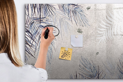 Magnetic writing board Palm leaf