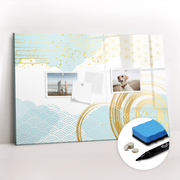 Magnetic erase board Decorative pattern