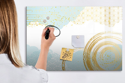 Magnetic erase board Decorative pattern
