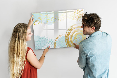 Magnetic erase board Decorative pattern