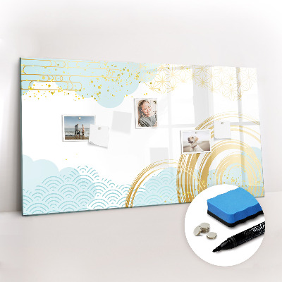 Magnetic erase board Decorative pattern