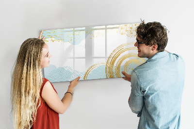 Magnetic erase board Decorative pattern