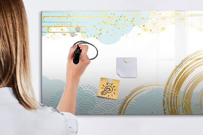 Magnetic erase board Decorative pattern