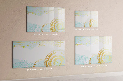 Magnetic erase board Decorative pattern