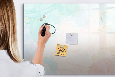 Magnetic drawing board Watercolor marble