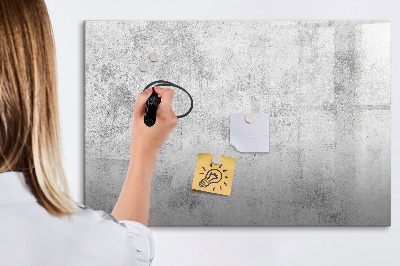 Magnetic writing board Concrete wall