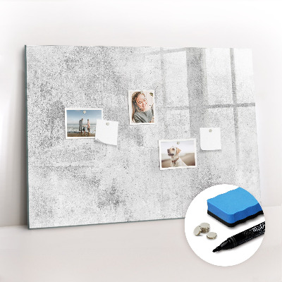 Magnetic writing board Concrete wall