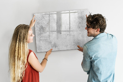 Magnetic writing board Concrete wall